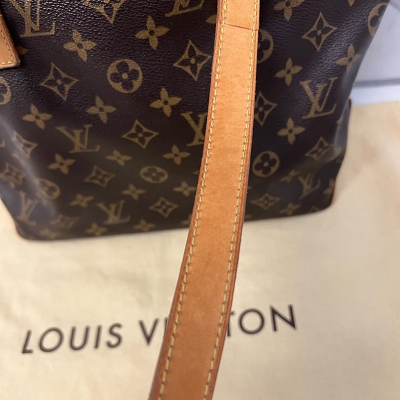 Authentic LOUIS VUITTON Cabas Piano monogram double strap tote - Picture 7 of 9